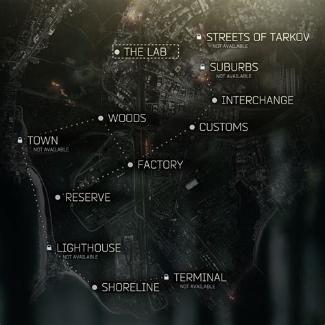 tarcov|Map of Tarkov